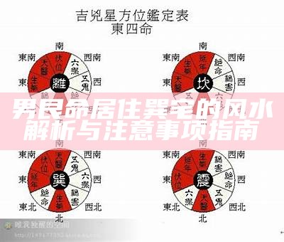 男艮命居住巽宅的风水解析与注意事项指南